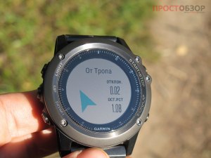 Sight n go навигация в часах Garmin Fenix 3 HR