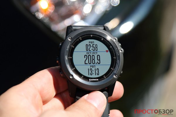 Авто-навигация в часах Garmin Fenix 3 HR