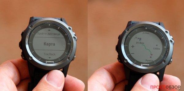 Проверка маршрута в часах Garmin Fenix 3 HR