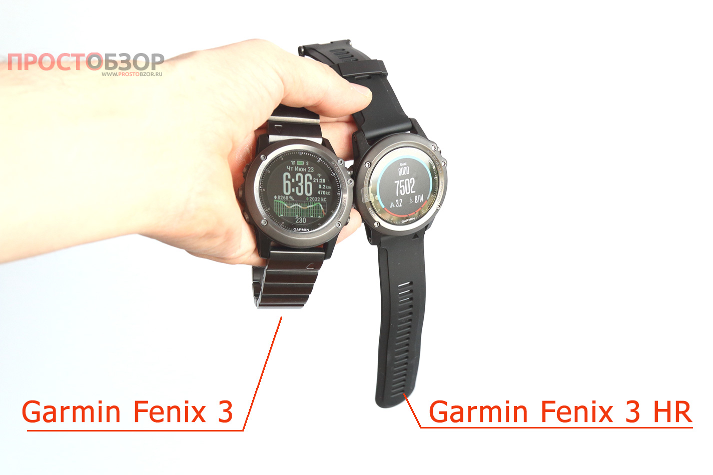 Garmin Fenix 3 HR или Fenix 3. 