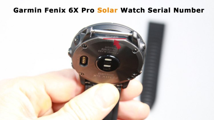 Where is Serial Number for Fenix 6X Pro Solar