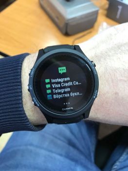 Уведомления на часах Garmin Forerunner 935