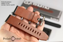 Фирменный кожаный ремешок Garmin Fenix 6X