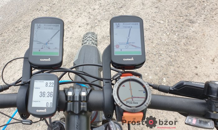 Изменение дистанции в велокомпьютерах Garmin Edge
