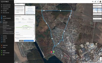 Созданная дистанция для велкомпьютеров Garmin Edge