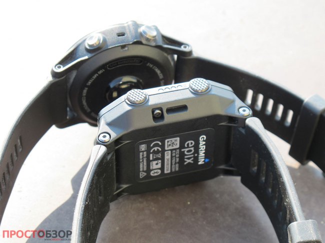 Кнопки Garmin Fenix 3 HR и Epix