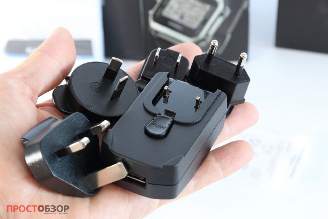 Штепсельные вилки и зарядный блок для часов Garmin Epix