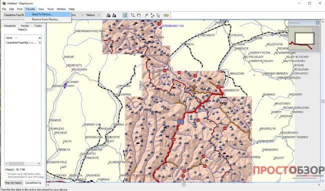 Топо-карта для загрузки в часы Garmin Epix отправка