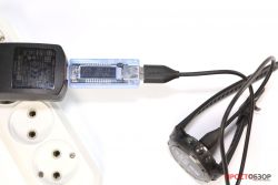 Зарядка часов Fenix 5X через преобразователь 220В - USB