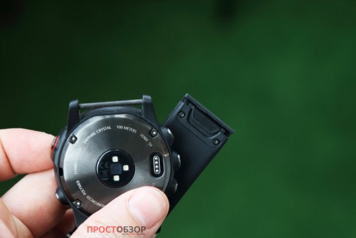 Отсегивающийся ремешок QuickFit для часов Garmin Fenix 5 X