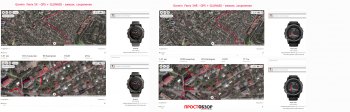 Сравнение записи GPS треков в городе: Garmin Fenix 5X  - Fenix 3HR