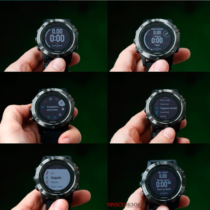 Улучшенный интерфейс часов Garmin Fenix 5 X