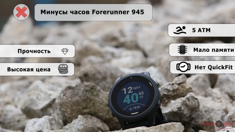 Минусы Forerunner 945