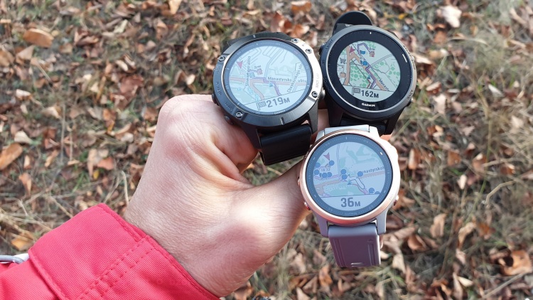 Картография и навигация в часах Fenix 6 - Forerunner 945