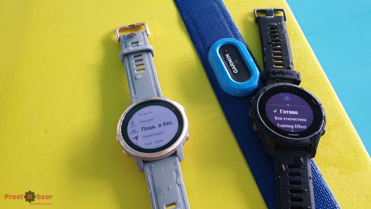 Тесты оптического датчика для плавания