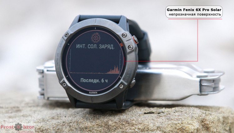 Зарядный слой часов  Garmin Fenix 6X Pro Solar