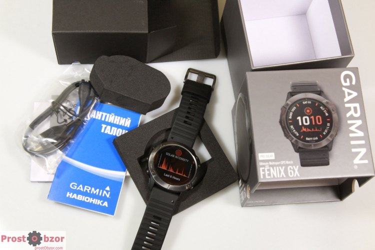 Распаковка Garmin Fenix 6X Pro Solar