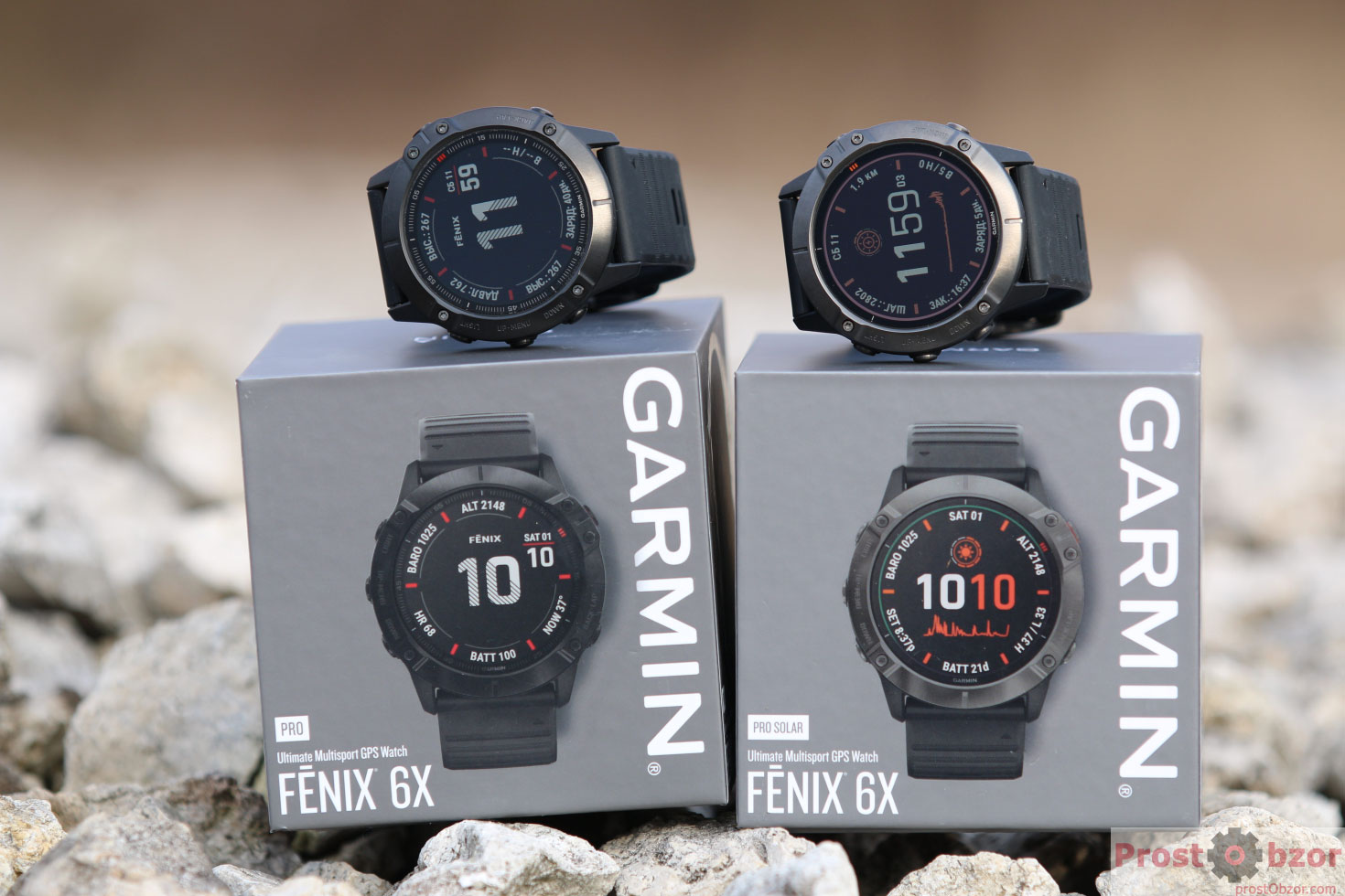 Garmin Fenix 6X Pro Solar comparison and test in the detailed review