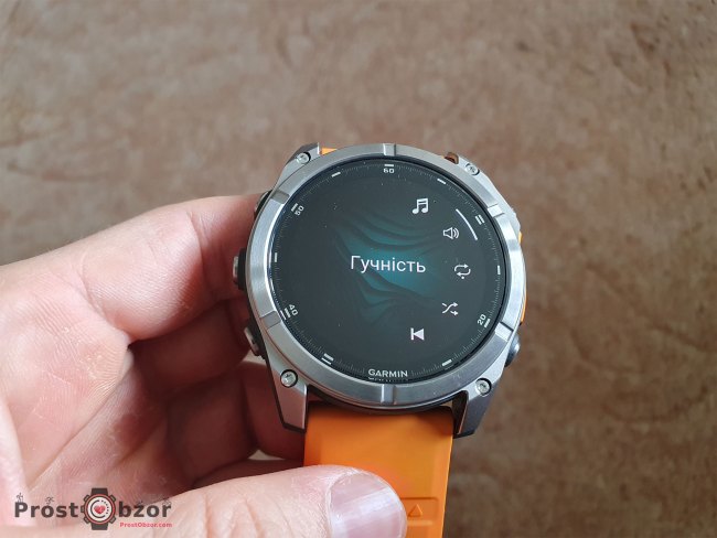 Налатшування музичного плейра Garmin fenix 8
