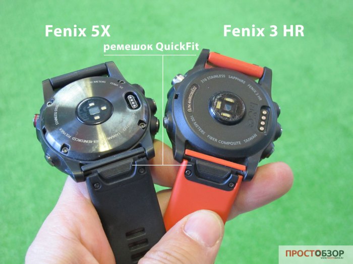 Ремешок QuickFit 26 Watch Bands для часов Garmin Fenix 5 X  - 3 HR