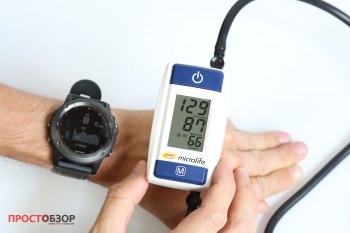 Показания измерения пульса для часов Garmin Fenix 3 HR