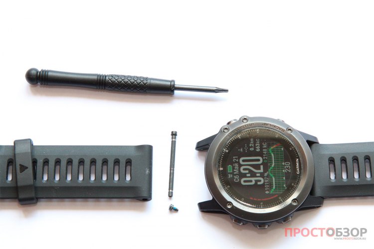 Ремешок и крепление часов Garmin Fenix 3