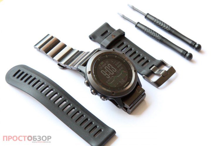 Как сменить браслет часов Garmin Fenix 3