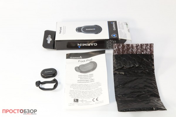 Распаковка шагомера Garmin Foot pod