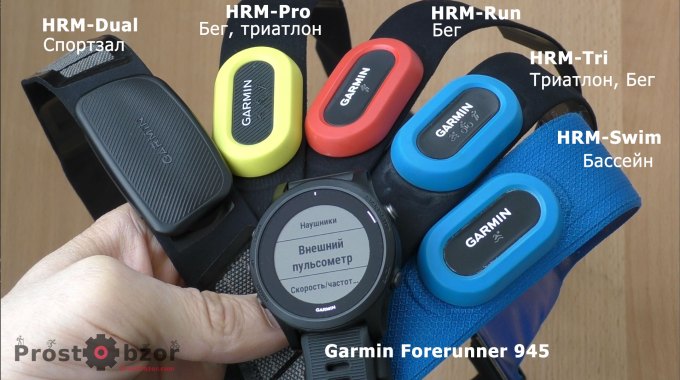 Поддержка кардио датчиков Garmin Forerunner 945 - HRM
