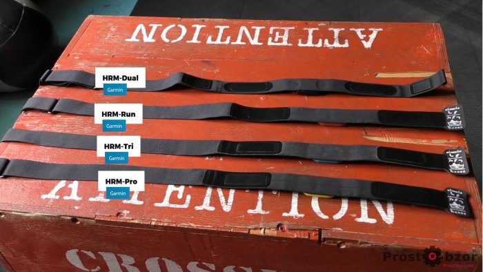 Сравнение контактов для записи пульса в ремнях Garmin