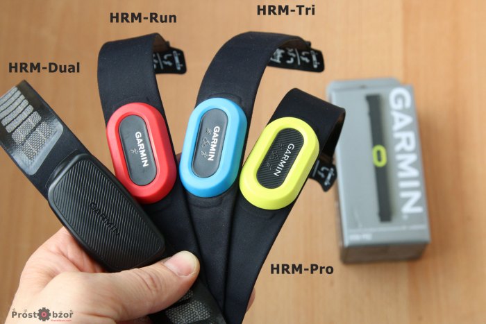 Как отличить кардио ремни Garmin по логотипам на площадке