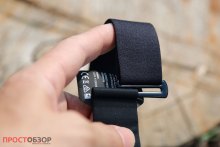 Фиксация ремня пульсометра Garmin HRM-RUN бретельками