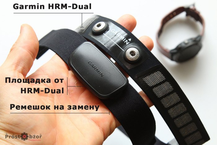 Garmin HRM Dual замена ремешка