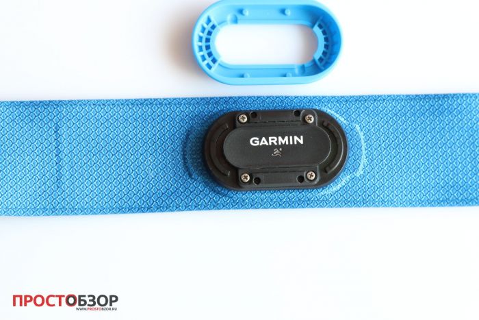 Открытая резионавая заглушка блока Garmin HRM Swim