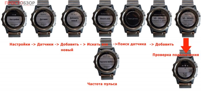 Как добавить кардио-монитор Garmin HRM Swim к часам Fenix 3