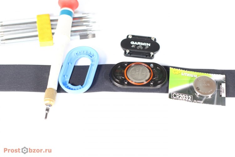 Как поменять батарейку в Garmin HRM-Tri