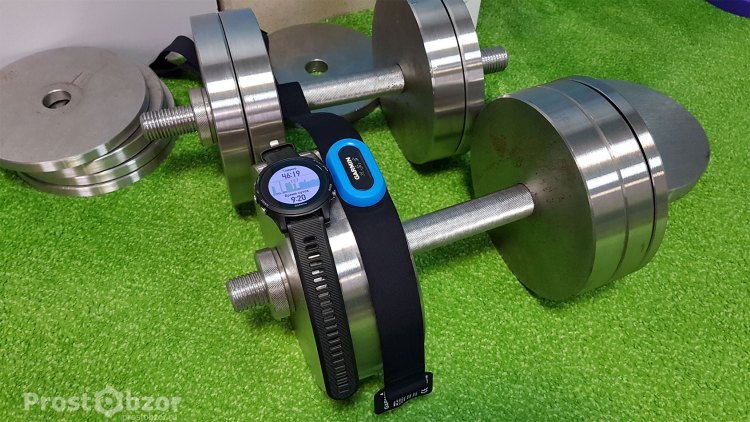 Тренировки в спортзале с Garmin HRM-Tri