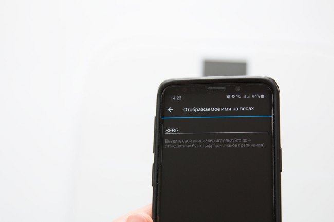 Как указать имя владельца весов Index S2