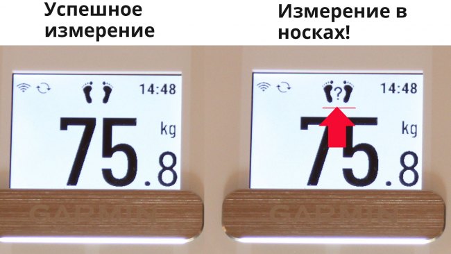 Определение взвешивания в носках