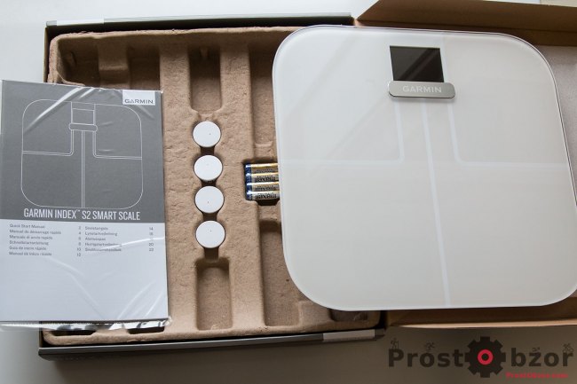 Комплектация весов Garmin Index S2