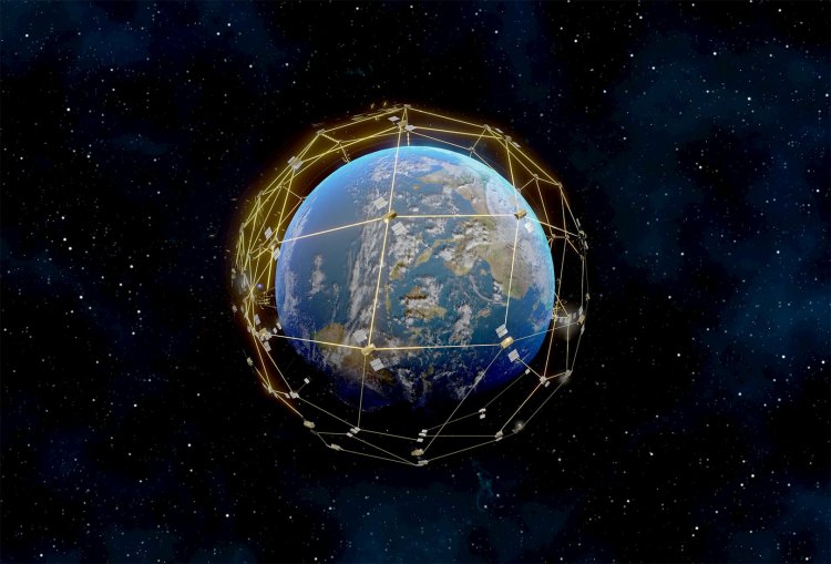 Покрытие спутниковой системы Iridium Next