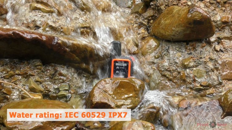 Класс водонепроницаемости InReach MINI = IPX7