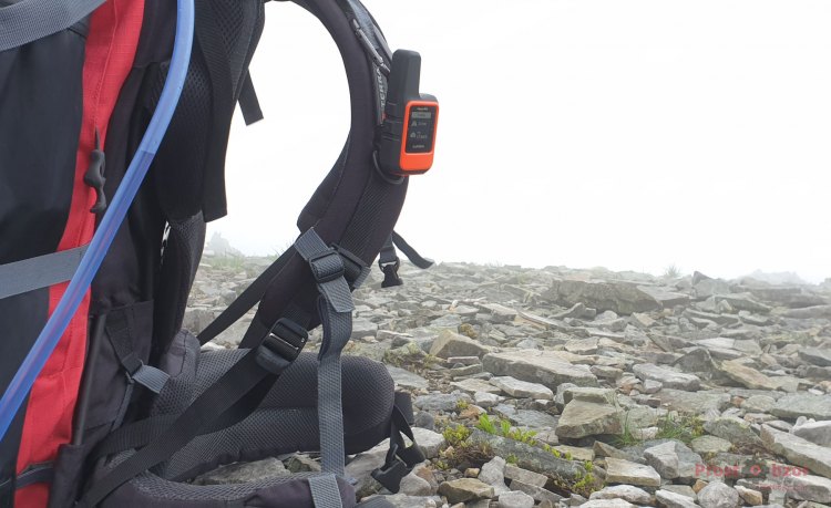 Установка Garmin InReach MINI на рюкзак