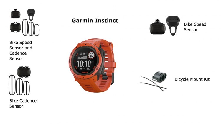 Вело-датчики для часов Garmin Instinct