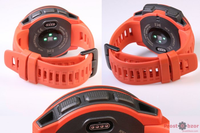 Кнопки управления интерфейсом часов Garmin Instinct