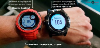 Измерение пульса при окончании тренировки