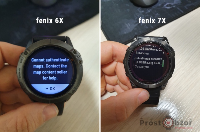Проблема кодування карт для годинників garmin fenix 6x , 5x
