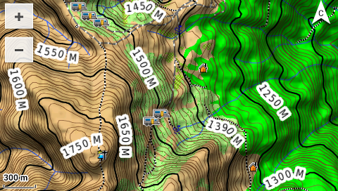 Garmin Monterra - 3D топографическая карта - рельеф, высоты