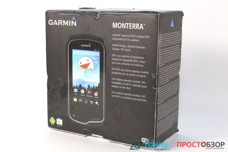 Коробка - GPS навигатор Garmin Monterra