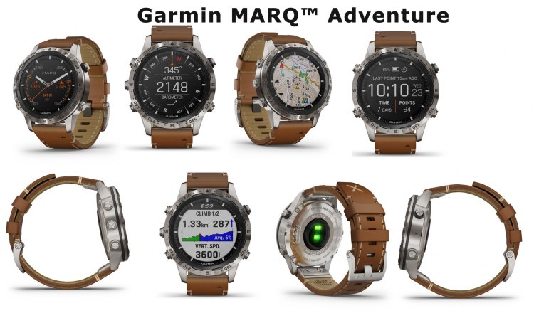 Экраны часов Garmin MARQ Adventure